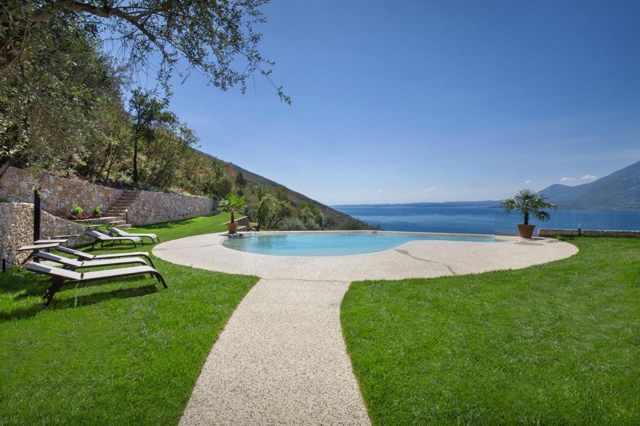 Villa Divina - Apt Icona Con Piscina E Vista Lago 布伦佐内堡 外观 照片