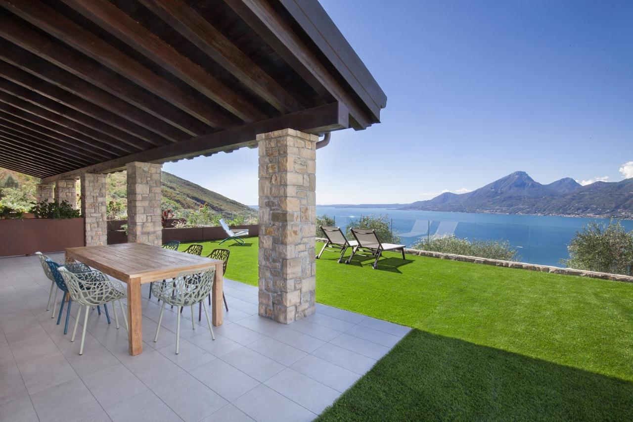 Villa Divina - Apt Icona Con Piscina E Vista Lago 布伦佐内堡 外观 照片