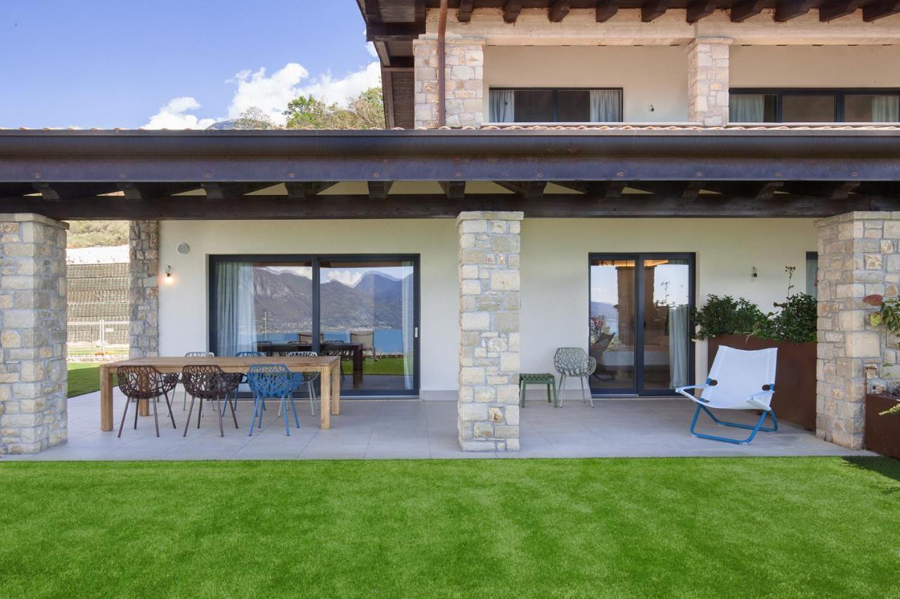 Villa Divina - Apt Icona Con Piscina E Vista Lago 布伦佐内堡 外观 照片