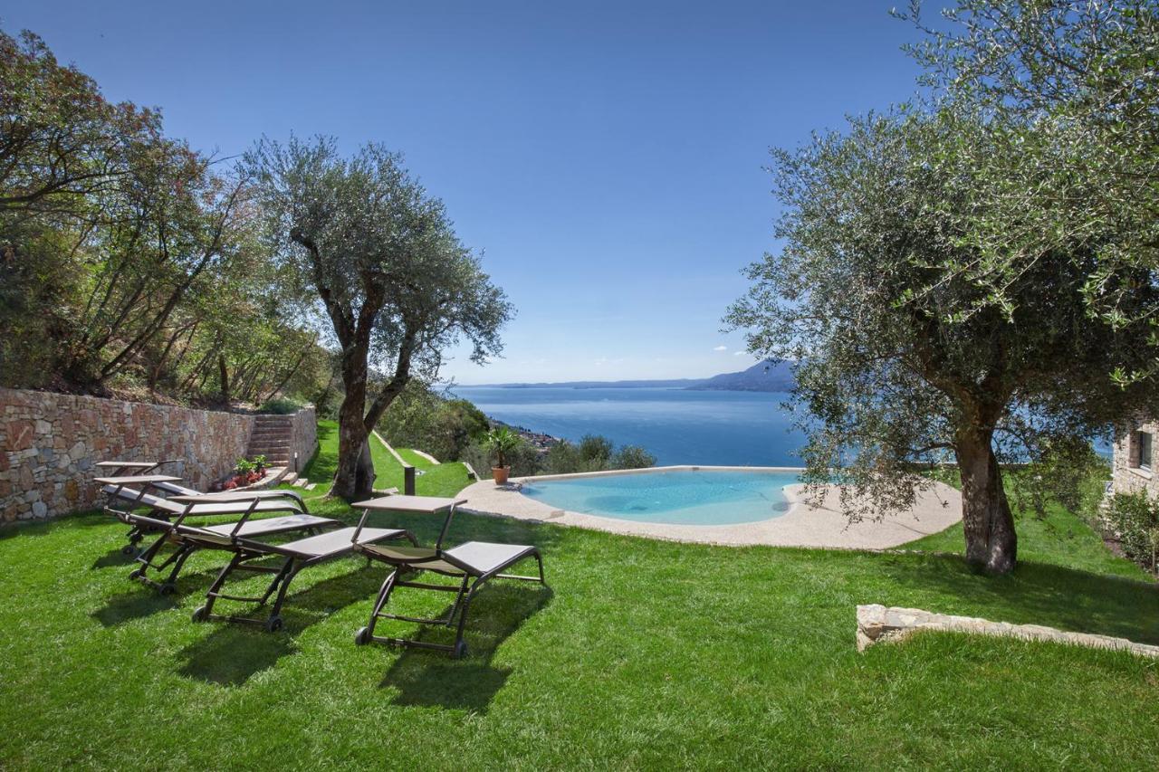 Villa Divina - Apt Icona Con Piscina E Vista Lago 布伦佐内堡 外观 照片