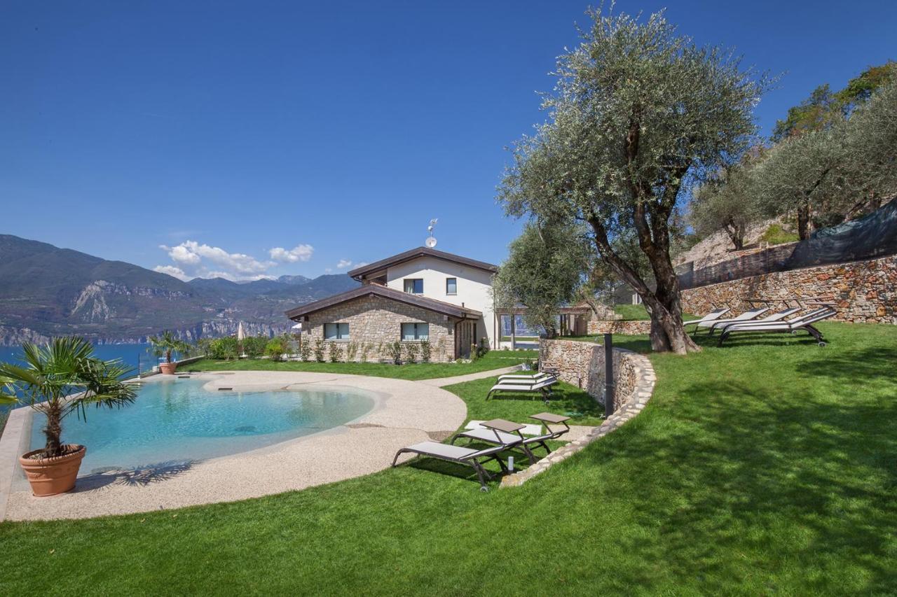 Villa Divina - Apt Icona Con Piscina E Vista Lago 布伦佐内堡 外观 照片